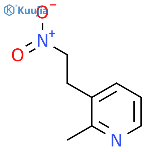 2-methyl-3-(2-nitroethyl)pyridine structure