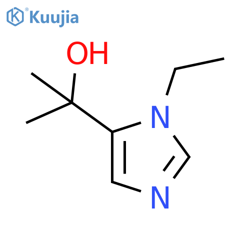 2-(1-ethyl-1H-imidazol-5-yl)propan-2-ol structure