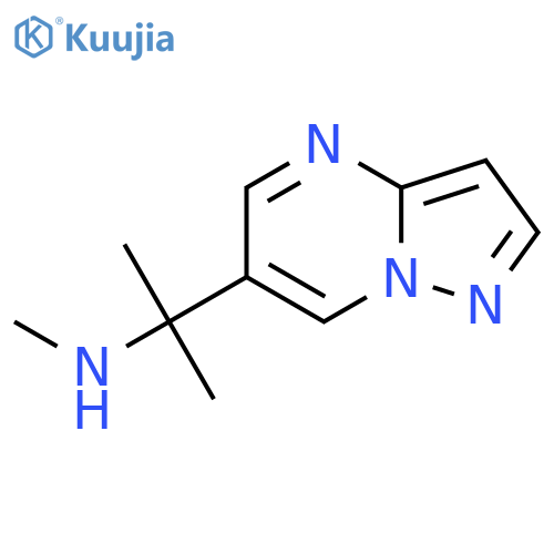 methyl(2-{pyrazolo1,5-apyrimidin-6-yl}propan-2-yl)amine structure