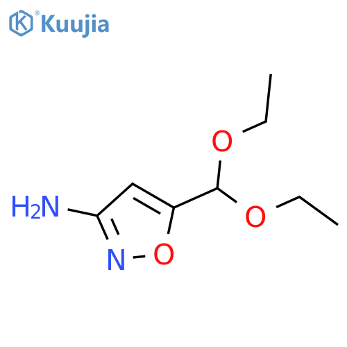 5-(diethoxymethyl)-1,2-oxazol-3-amine structure