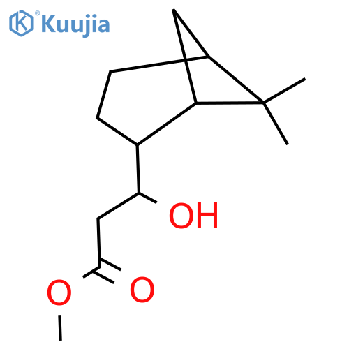 methyl 3-{6,6-dimethylbicyclo3.1.1heptan-2-yl}-3-hydroxypropanoate structure