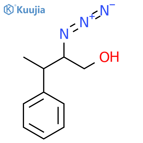 2-azido-3-phenylbutan-1-ol structure