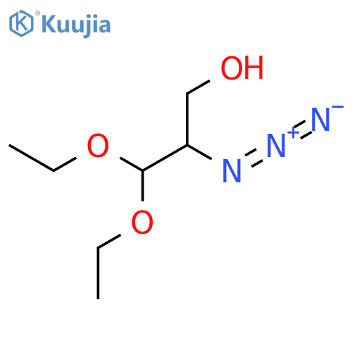 2-Azido-3,3-diethoxypropan-1-ol structure
