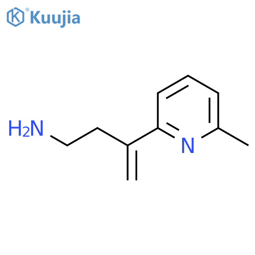 3-(6-methylpyridin-2-yl)but-3-en-1-amine structure