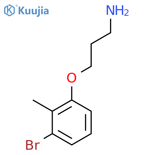 3-(3-bromo-2-methylphenoxy)propan-1-amine structure