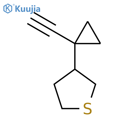 3-(1-ethynylcyclopropyl)thiolane structure