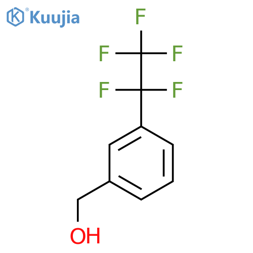 3-(pentafluoroethyl)phenylmethanol structure