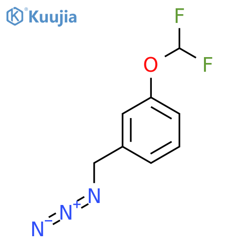 1-(azidomethyl)-3-(difluoromethoxy)benzene structure
