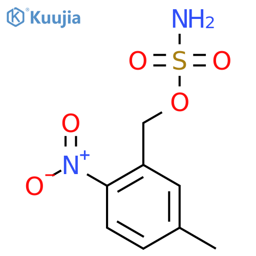 (5-Methyl-2-nitrophenyl)methyl sulfamate structure
