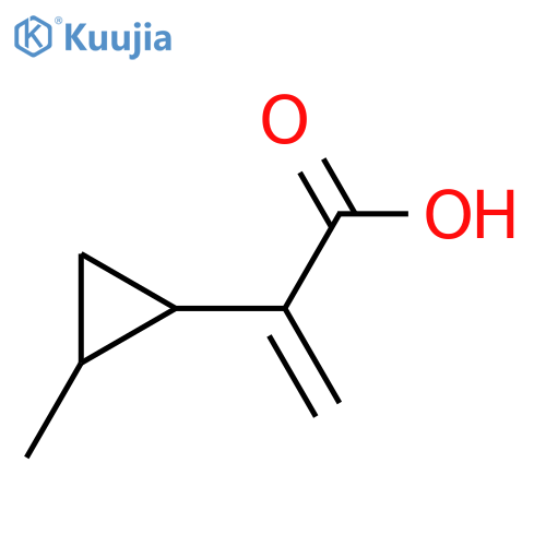 2-(2-methylcyclopropyl)prop-2-enoic acid structure