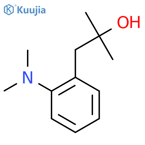 1-2-(dimethylamino)phenyl-2-methylpropan-2-ol structure