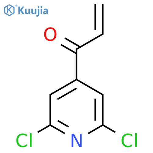 1-(2,6-dichloropyridin-4-yl)prop-2-en-1-one structure