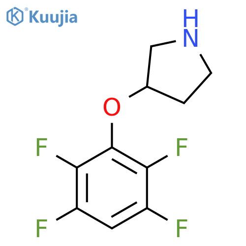 3-(2,3,5,6-tetrafluorophenoxy)pyrrolidine structure