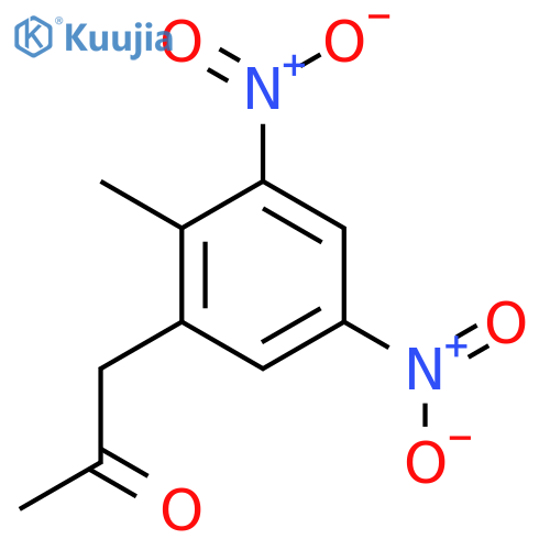 1-(2-methyl-3,5-dinitrophenyl)propan-2-one structure