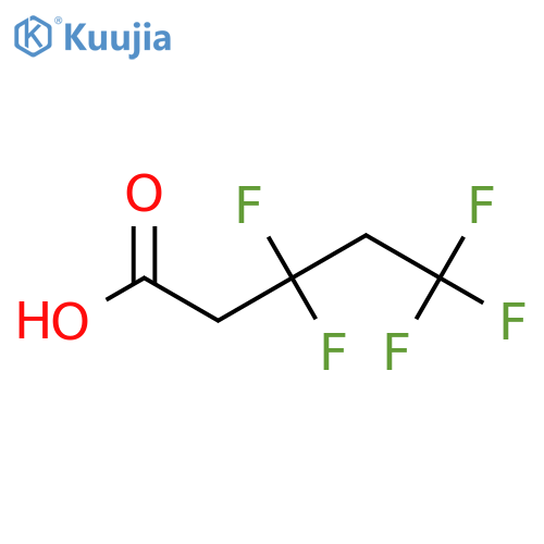 3,3,5,5,5-pentafluoropentanoic acid structure