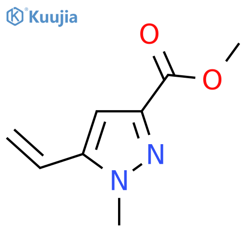 methyl 5-ethenyl-1-methyl-1H-pyrazole-3-carboxylate structure