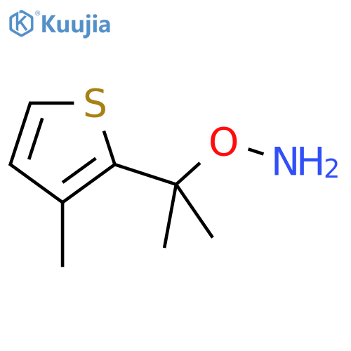O-2-(3-methylthiophen-2-yl)propan-2-ylhydroxylamine structure