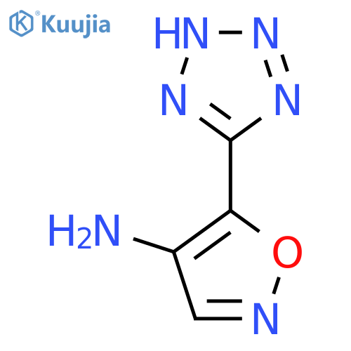 5-(1H-1,2,3,4-tetrazol-5-yl)-1,2-oxazol-4-amine structure
