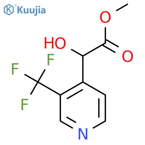 methyl 2-hydroxy-2-3-(trifluoromethyl)pyridin-4-ylacetate structure