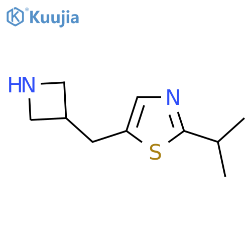 5-(azetidin-3-yl)methyl-2-(propan-2-yl)-1,3-thiazole structure