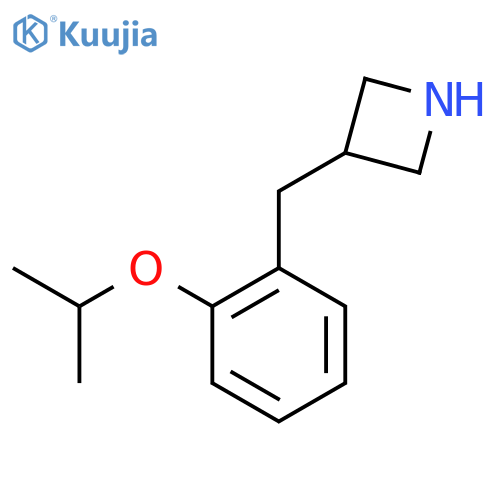 3-{2-(propan-2-yloxy)phenylmethyl}azetidine structure