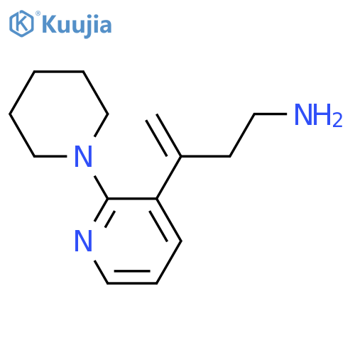 3-2-(piperidin-1-yl)pyridin-3-ylbut-3-en-1-amine structure