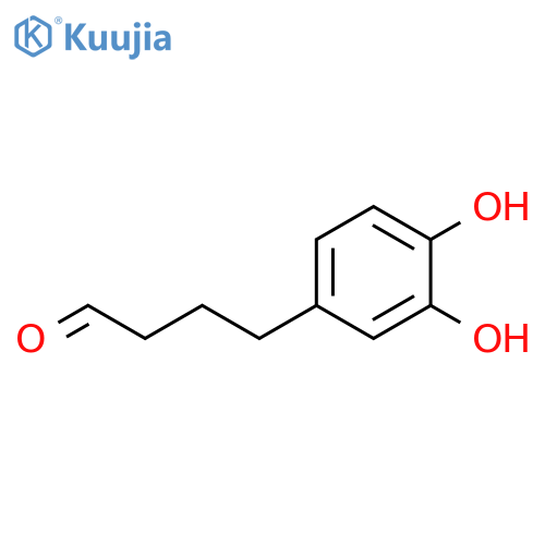 4-(3,4-dihydroxyphenyl)butanal structure