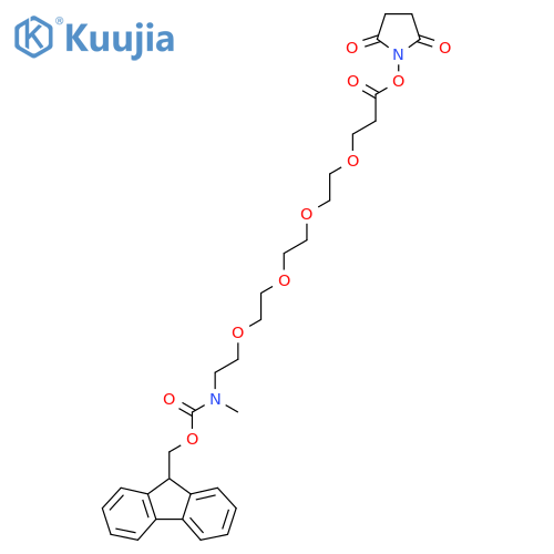 Fmoc-NMe-PEG4-NHS ester structure
