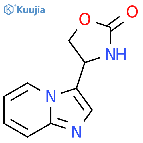 4-{imidazo1,2-apyridin-3-yl}-1,3-oxazolidin-2-one structure