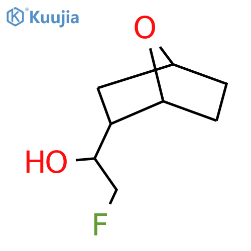 2-fluoro-1-{7-oxabicyclo2.2.1heptan-2-yl}ethan-1-ol structure
