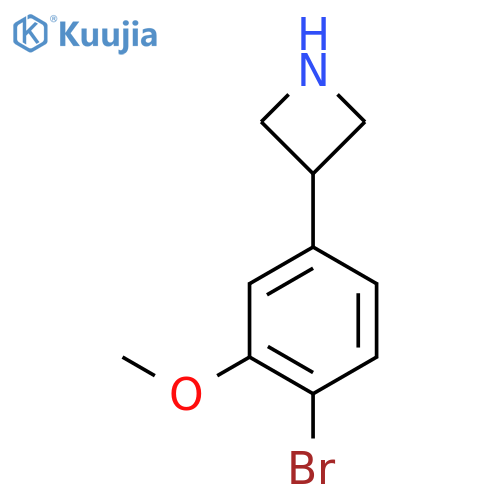 3-(4-bromo-3-methoxyphenyl)azetidine structure