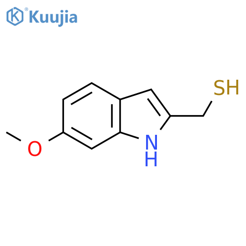 (6-methoxy-1H-indol-2-yl)methanethiol structure