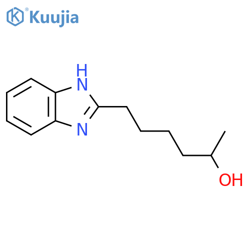 6-(1H-1,3-benzodiazol-2-yl)hexan-2-ol structure