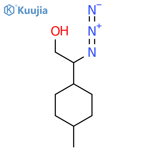 2-azido-2-(4-methylcyclohexyl)ethan-1-ol structure