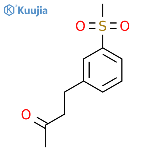 4-(3-methanesulfonylphenyl)butan-2-one structure