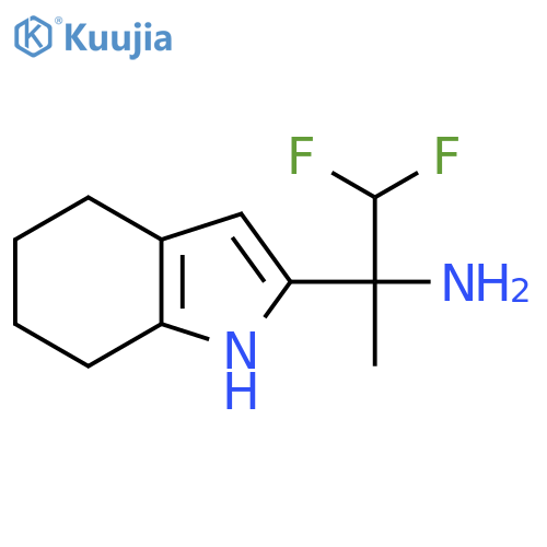 1,1-difluoro-2-(4,5,6,7-tetrahydro-1H-indol-2-yl)propan-2-amine structure
