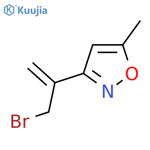 3-(3-bromoprop-1-en-2-yl)-5-methyl-1,2-oxazole structure