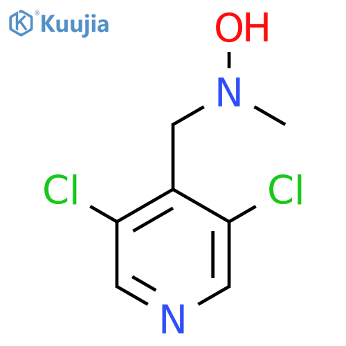 N-(3,5-dichloropyridin-4-yl)methyl-N-methylhydroxylamine structure