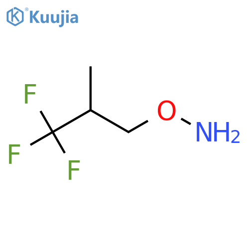 O-(3,3,3-trifluoro-2-methylpropyl)hydroxylamine structure