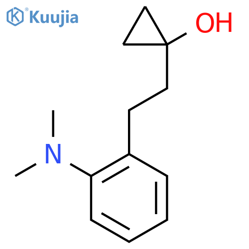 1-{2-2-(dimethylamino)phenylethyl}cyclopropan-1-ol structure