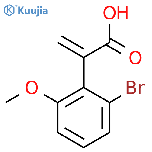 2-(2-bromo-6-methoxyphenyl)prop-2-enoic acid structure