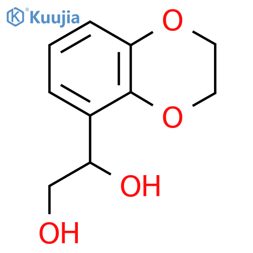 1-(2,3-dihydro-1,4-benzodioxin-5-yl)ethane-1,2-diol structure