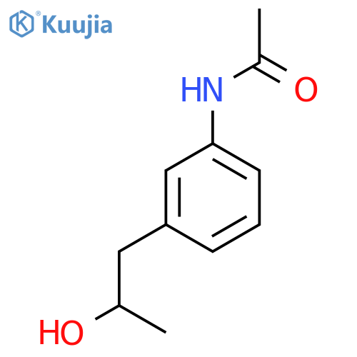 N-3-(2-hydroxypropyl)phenylacetamide structure