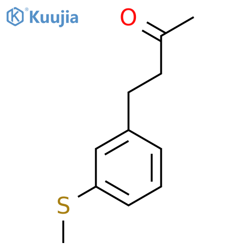 4-3-(methylsulfanyl)phenylbutan-2-one structure