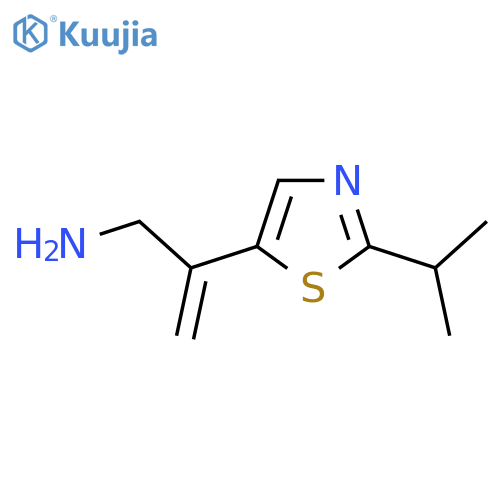 2-2-(propan-2-yl)-1,3-thiazol-5-ylprop-2-en-1-amine structure