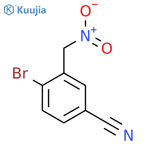 4-bromo-3-(nitromethyl)benzonitrile structure
