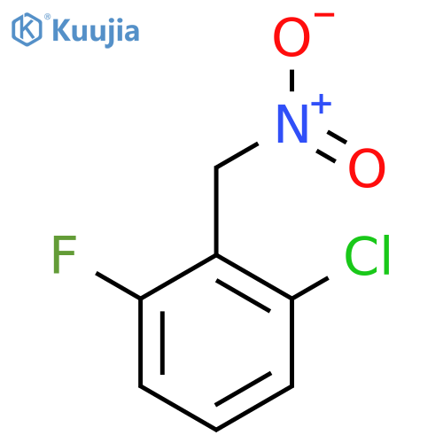 1-chloro-3-fluoro-2-(nitromethyl)benzene structure