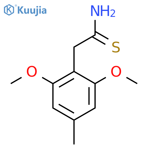 2-(2,6-dimethoxy-4-methylphenyl)ethanethioamide structure