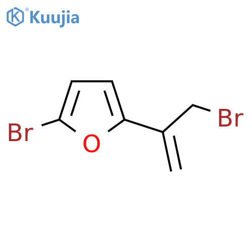 2-bromo-5-(3-bromoprop-1-en-2-yl)furan structure