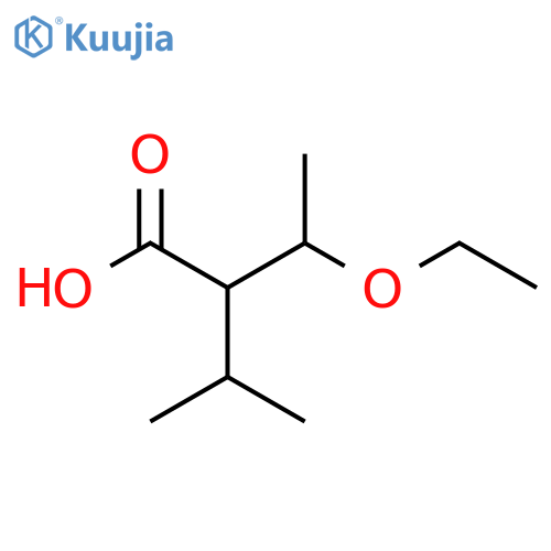 3-ethoxy-2-(propan-2-yl)butanoic acid structure